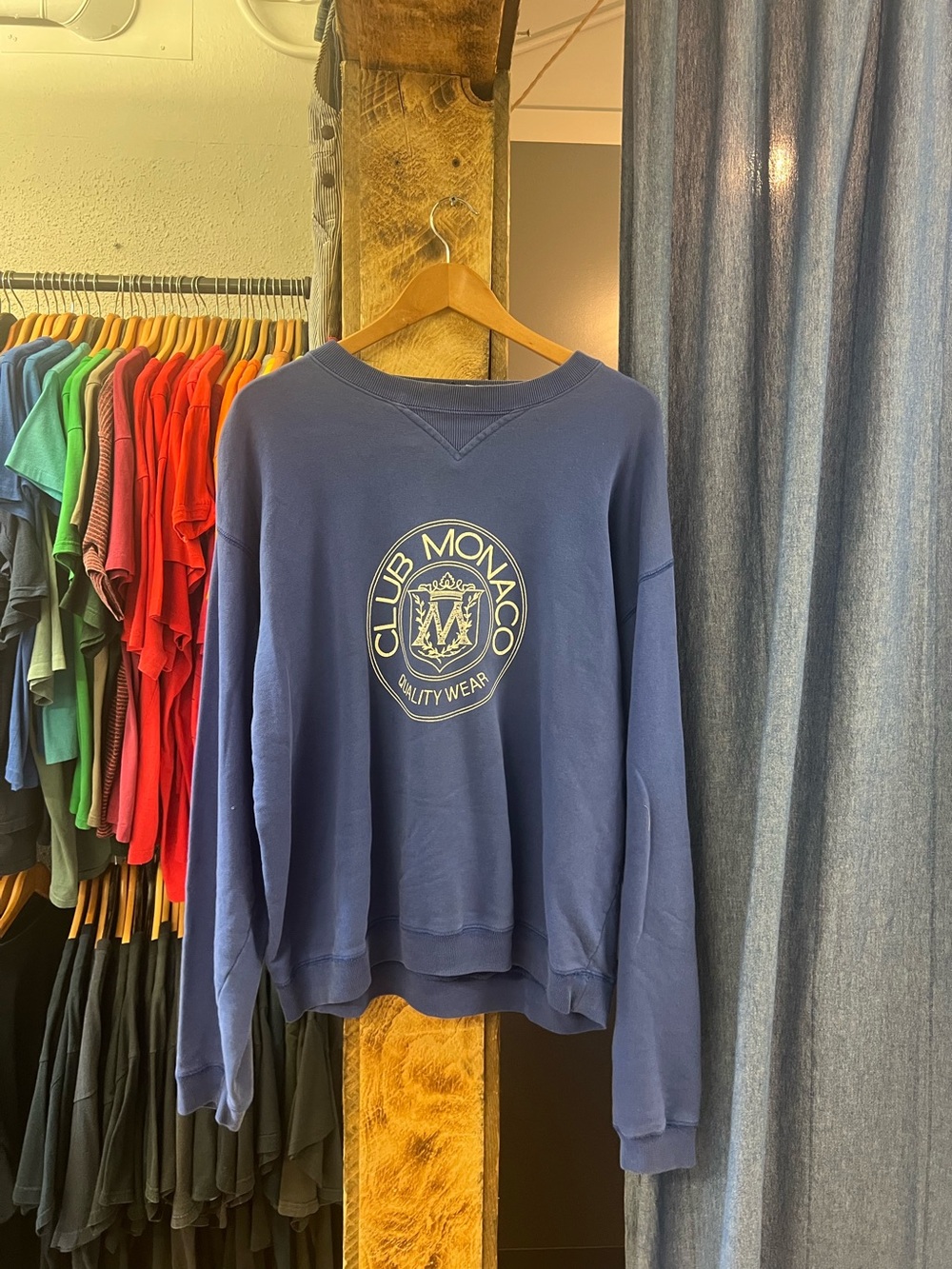 Vintage Club Monaco Blue Crewneck